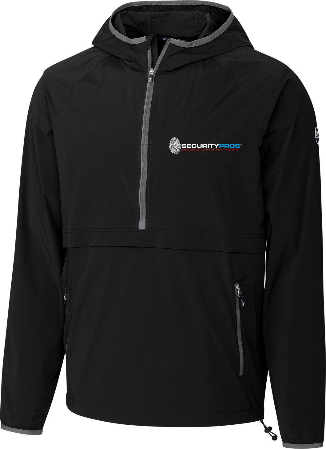 Cutter & Buck Men's Breaker Half Zip Hooded Popover